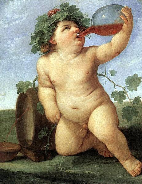 Drinking Bacchus, Guido Reni